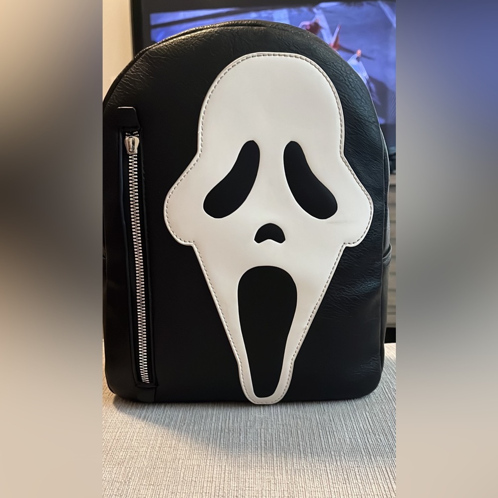 Ghost face backpack glow in the dark
